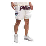 Pro Standard Mens MLB Philadelphia Phillies Retro Classic Shorts LPH336804-EGG Eggshell