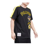 Pro Standard Mens MLB Pittsburgh Pirates Retro Classic Sj Crew Neck T-Shirt LPP135563-BYE Black/Yellow