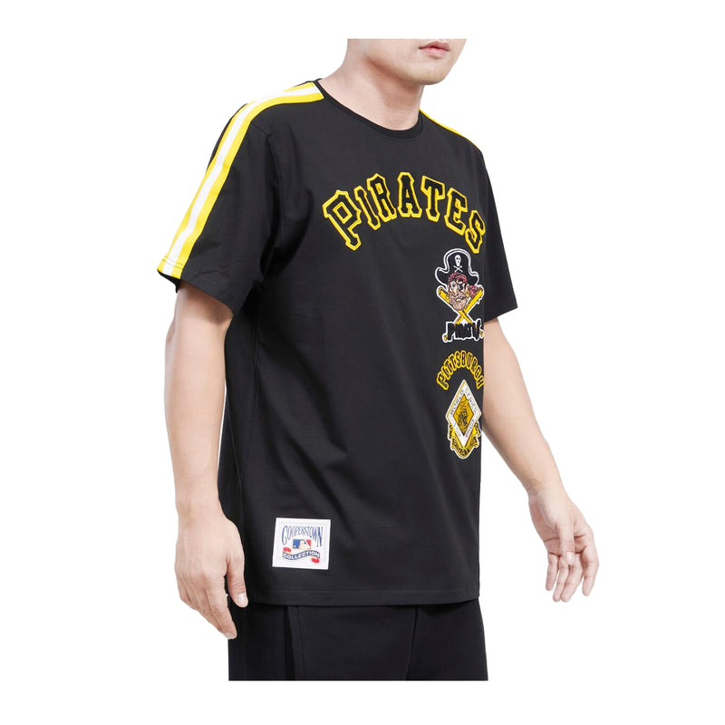 MLB Men’s M Pittsburgh Pirates Polo Shirt MLB Short Sleeve Gray Shirt
