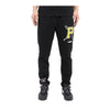 Pro Standard Mens MLB Pittsburgh Pirates Mash Up Logo Sweatpants LPP433462-BLK Black