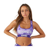 PSD Womens Bunny Y2K Purple Sports Bra 1234T1022-PUR Purple