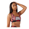 PSD Womens Heart-Breaker Sports Bra 1234T1029-RED Red