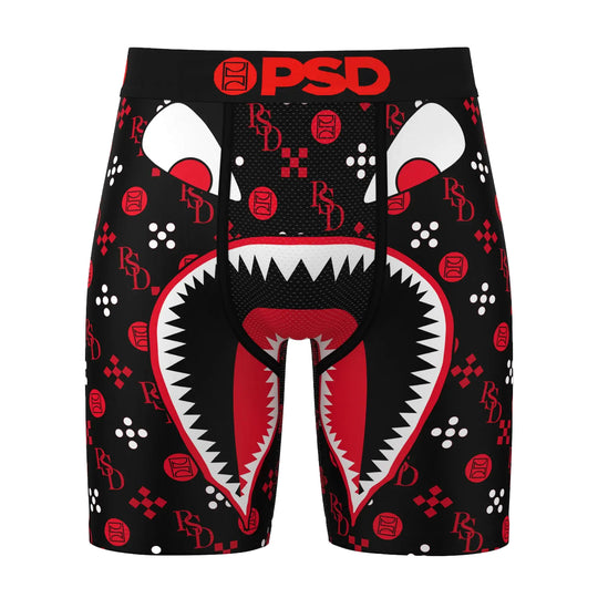 PSD Mens WF Lux Boxer Brief 125180043-MUL Red/Multicolor