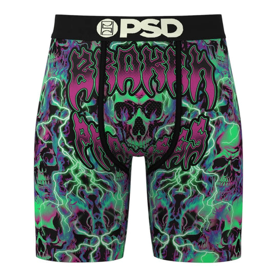 PSD Mens Bp Skulls Glow Boxer Brief 125180234-MUL Multicolor