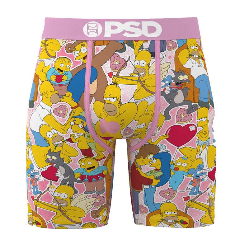 PSD Mens Simpsons Love Boxer Brief 126180013-MUL Multicolor