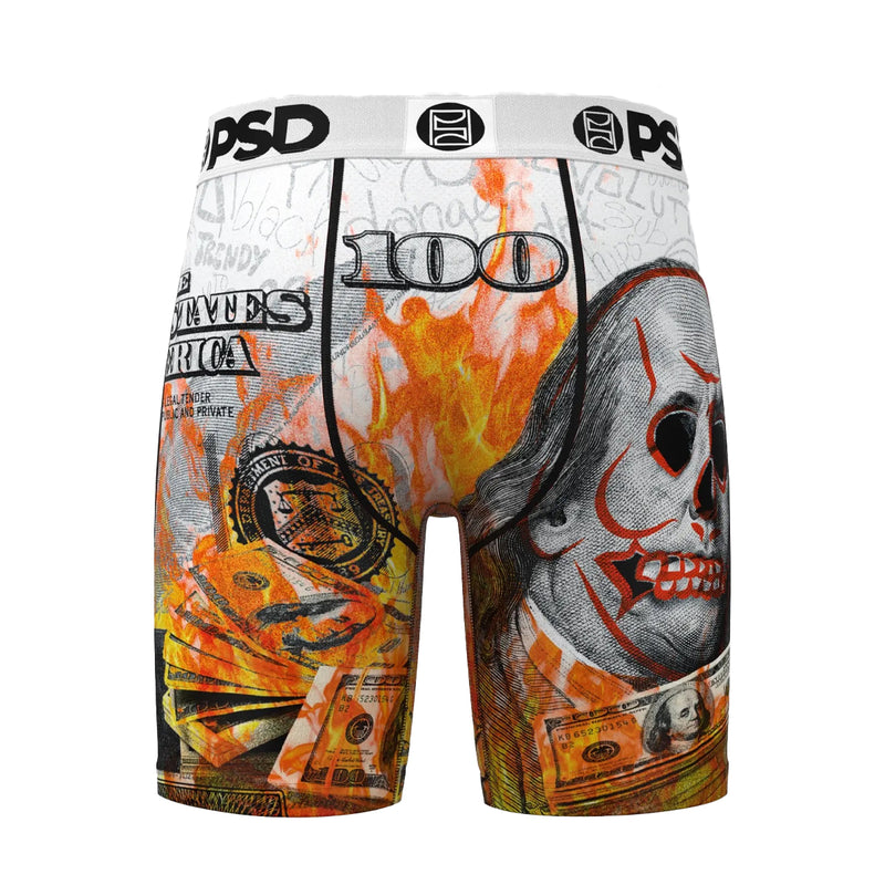 PSD Mens Dead Broke Boxer Brief 224180020-MUL Multicolor