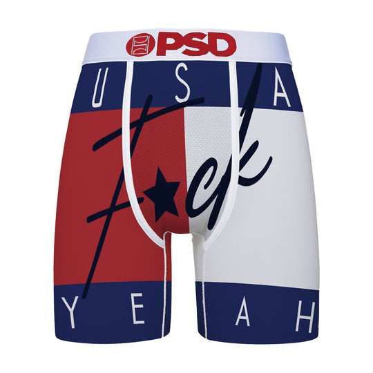PSD Mens Usa F*Ck Yeah Boxer Brief 224180094-MUL Multicolor