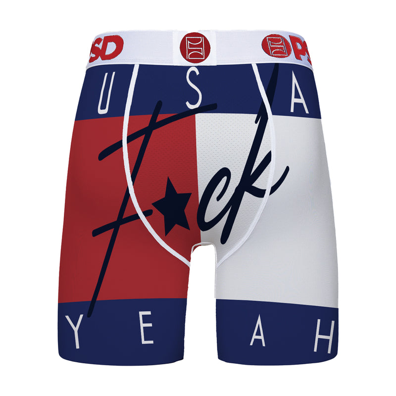 PSD Mens Usa F*Ck Yeah Boxer Brief 224180094-MUL Multicolor
