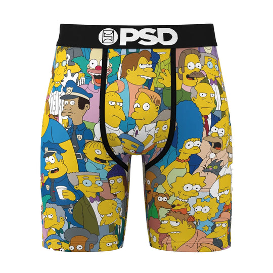 PSD Mens Simpsons Squad Boxer Brief 224180106-MUL Multicolor