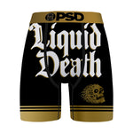 PSD Mens Liquid Death BLK Boxer Brief 224180263-MUL Black/Gold