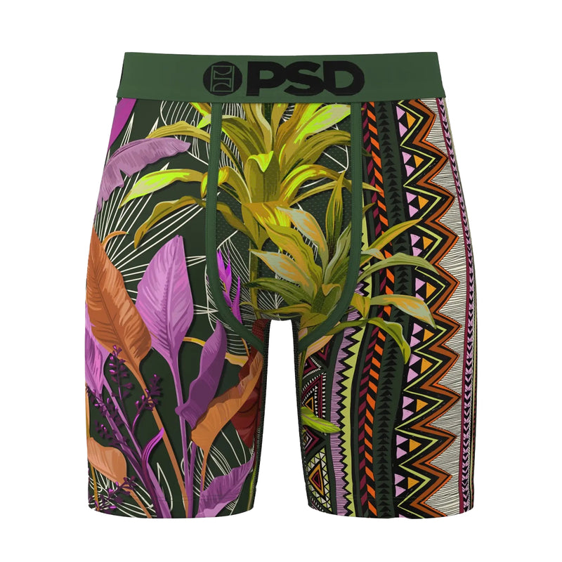 PSD Mens Aztec Fronds Boxer Brief 324180058-MUL Multicolor