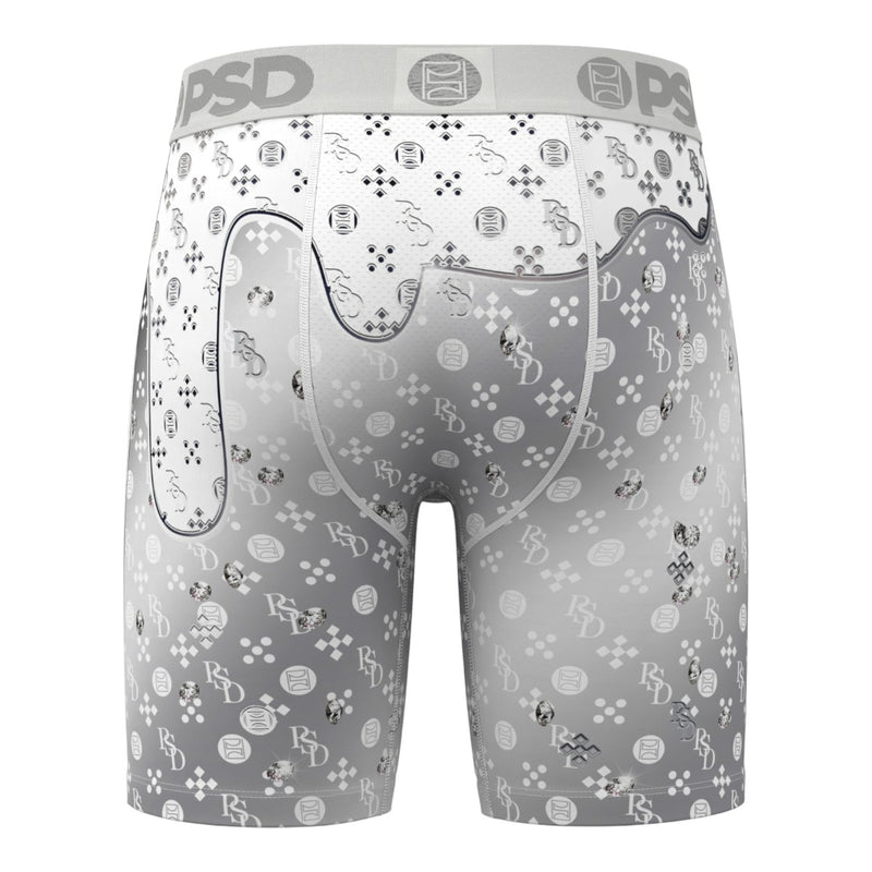 PSD Mens Wf White Diamond Boxer Brief 325180024-MUL Multicolor