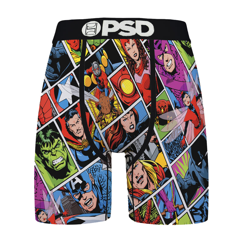 PSD Mens Marvel Comics Boxer Brief 423180201-MUL Multicolor