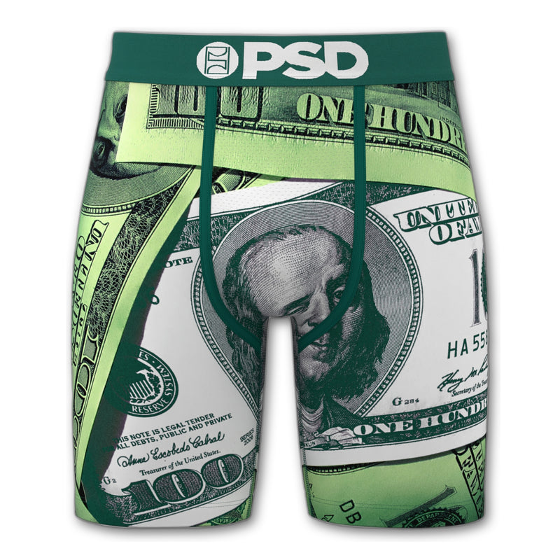 PSD Mens Green Bens Boxer Brief 425180030-MUL Multicolor