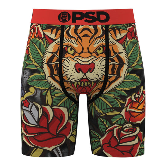 PSD Mens Tiger Strength Boxer Brief 425180070-MUL Multicolor
