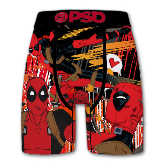 PSD Mens Deadpool Drip Boxer Brief 425180117-MUL Multicolor
