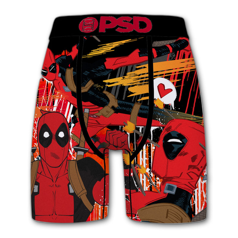PSD Mens Deadpool Drip Boxer Brief 425180117-MUL Multicolor
