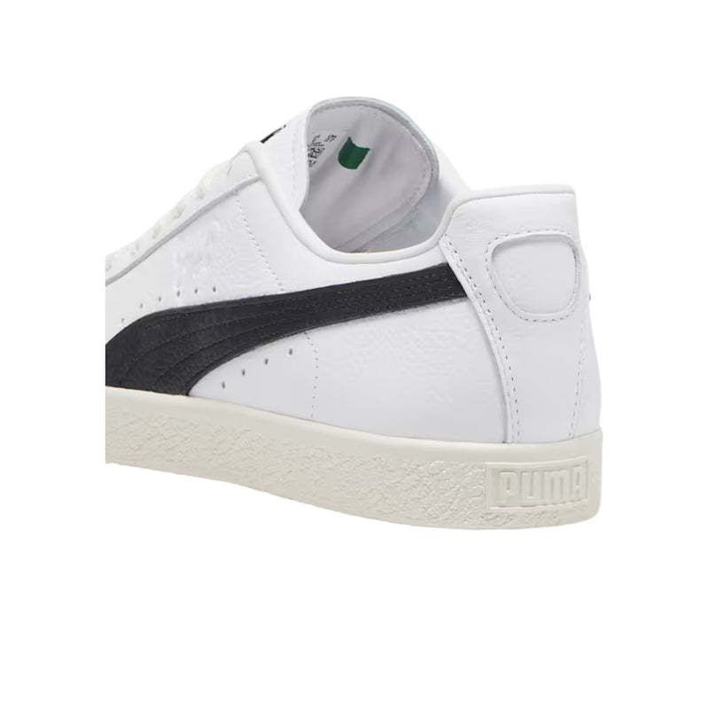 Puma Mens Clyde Leather Athletic Shoes 398703-01 White