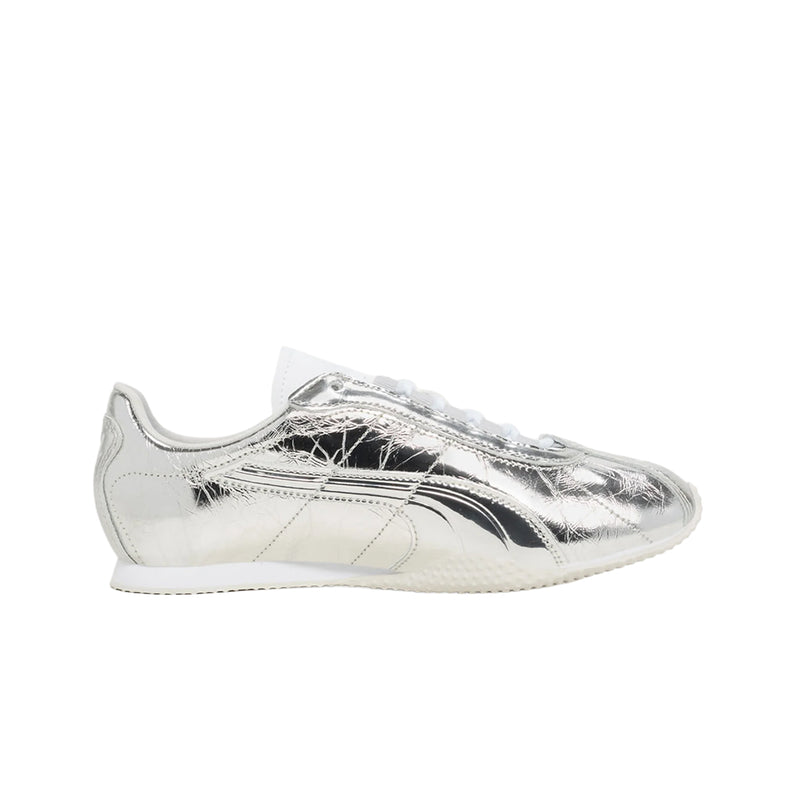 Puma Womens H-Street Lustre Lifestyle Sneakers 407043-01 Silver/Feather Gray