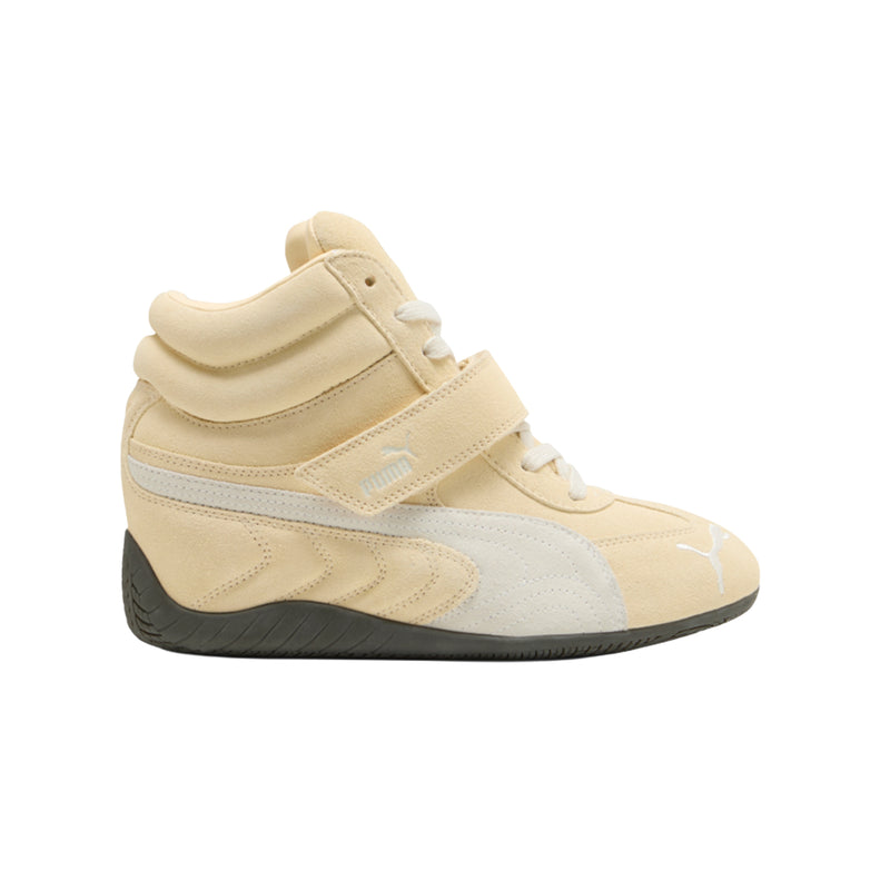 Puma Womens Speedcat Wedge Casual Sneakers 407878-05 Buttercream/Gum