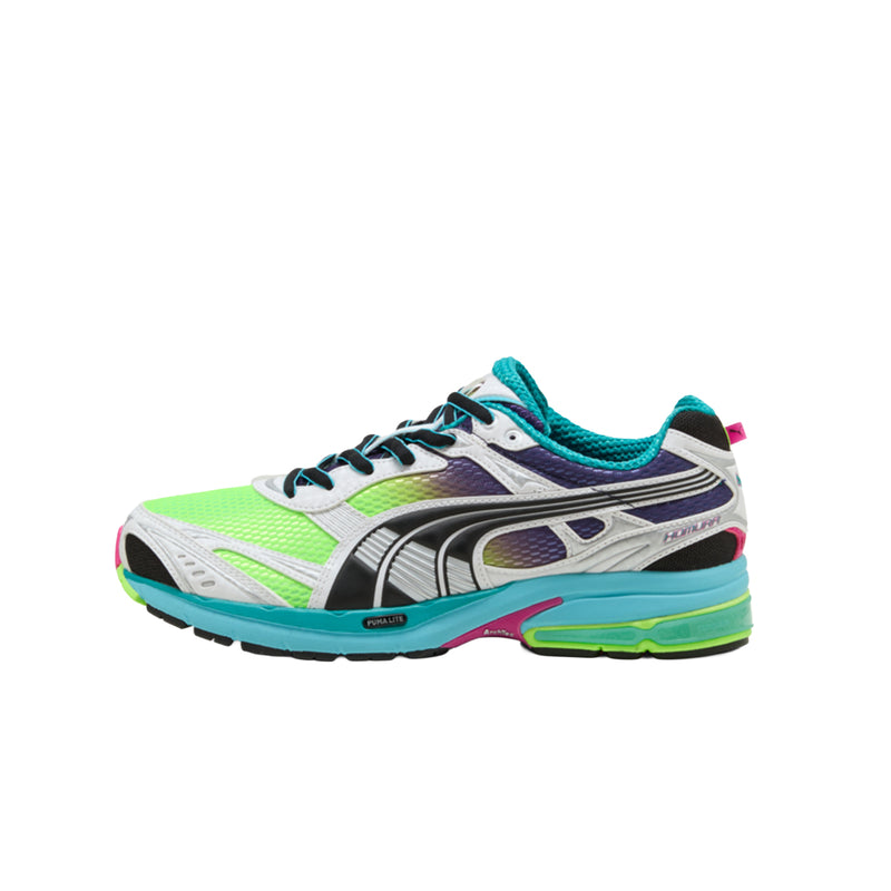 Puma Mens Homura OG Hyper Lifestyle Sneakers 409192-03 Moonlit Violet/Green Glare