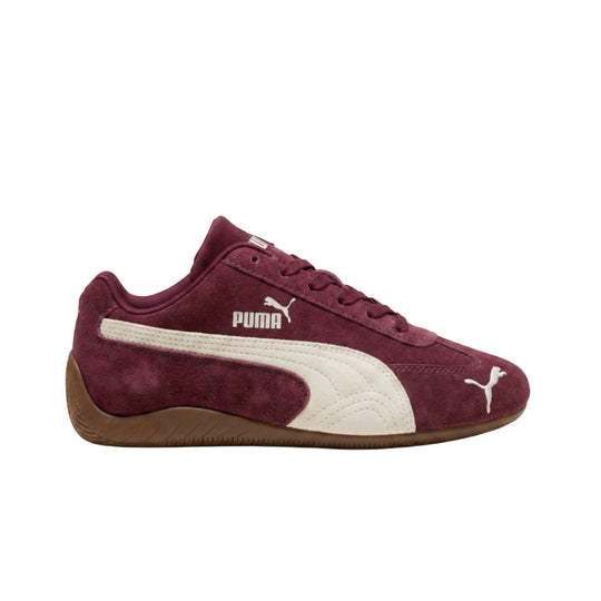 Puma Womens Speedcat OG II Lifestyle Sneakers 409453-05 Ruby Noir-Warm White