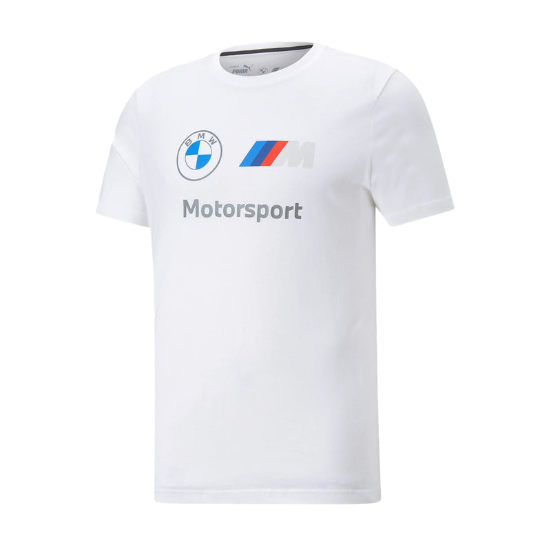 Puma Mens BMW M Motorsport Logo Crew Neck T-Shirt 536246-02 White