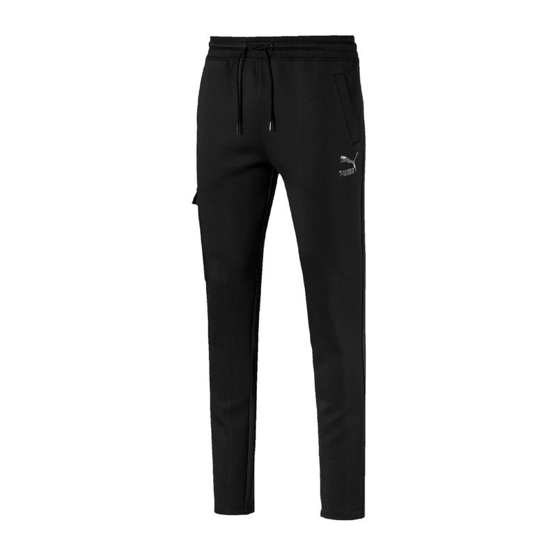 Puma Mens Classics Open Hem Track Pants 577968-01 Black