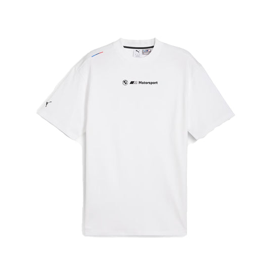Puma Mens BMW MMS Lifestyle Car Graphic Crew Neck T-Shirt 630534-02 Puma White