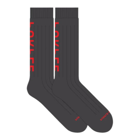 Purple Brand Mens Crew Socks A1001-CCBR224 Black