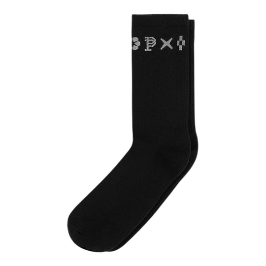 Purple Brand Mens Crew Socks A1001-MCBG224 Black