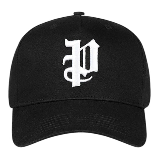 Purple Brand Mens Twill 5 Panel Snapback Hat A2004-GFBW424 Black