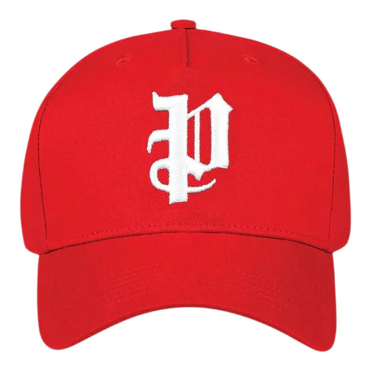 Purple Brand Mens Twill 5 Panel Snapback Hat A2004-GFRW424 Red