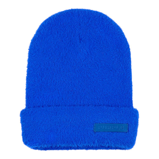 Purple Brand Unisex Mohair Beanie A6001-MBCB124 Blue