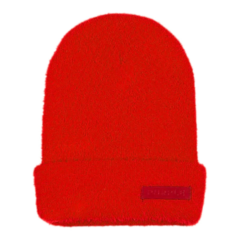 Purple Brand Unisex Mohair Beanie A6001-MBFR124 Red