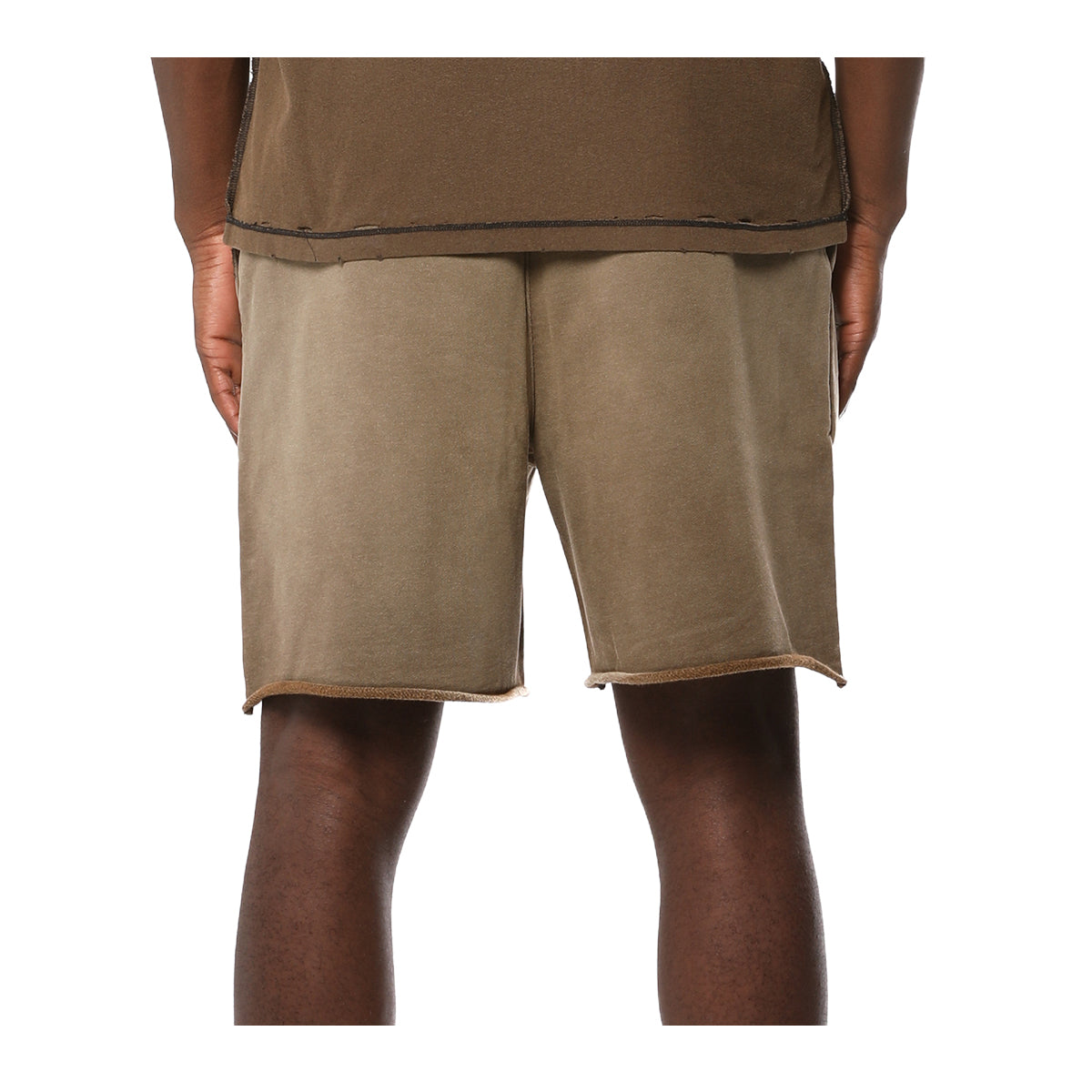 Purple Brand Mens MWT Fleece PO Shorts M4218-MBMS326 Black