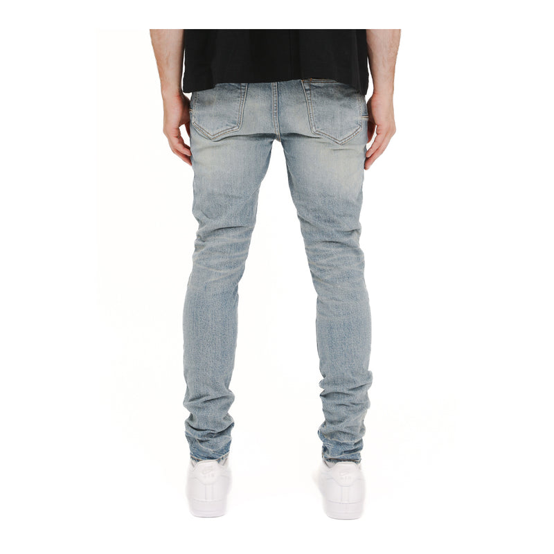 Purple Brand Mens Blue Nile Skinny Fit Jeans P001-BNLI225 LT Indigo