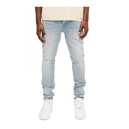Purple Brand Mens Basalt Skinny Fit Jeans P001-BSSK225 LT Indigo