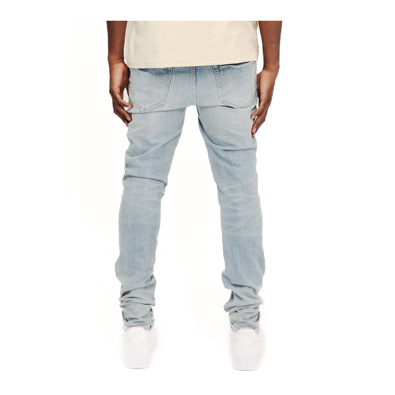 Purple Brand Mens Basalt Skinny Fit Jeans P001-BSSK225 LT Indigo