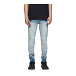 Purple Brand Mens Ice Washed Skinny Fit Jeans P001-CELN125 Light Indigo