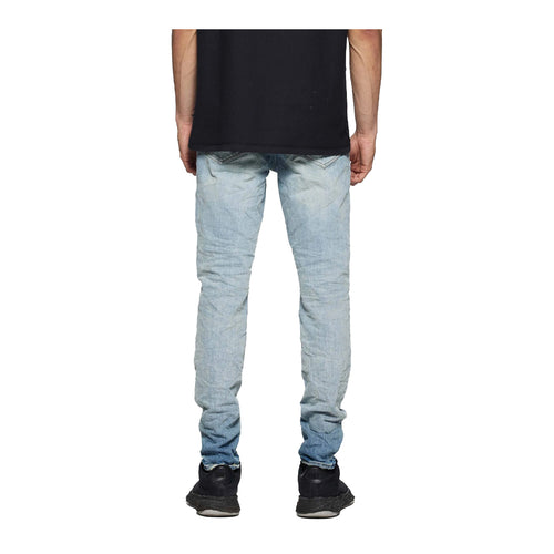 Purple Brand Mens Ice Washed Skinny Fit Jeans P001-CELN125 Light Indigo