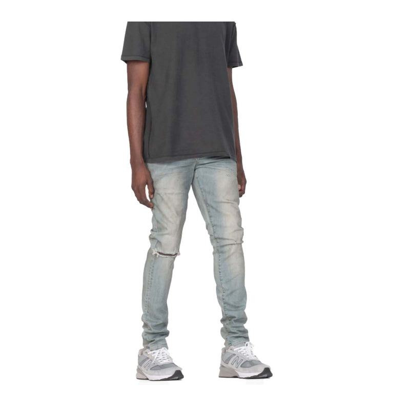 Purple Brand Mens Skinny Fit Jeans P001-LDW Light Dirty Wax