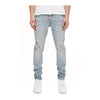 Purple Brand Mens Skinny Sandstone Skinny Fit Jeans P001-SDST225 LT Indigo