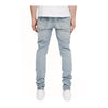 Purple Brand Mens Skinny Sandstone Skinny Fit Jeans P001-SDST225 LT Indigo