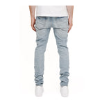 Purple Brand Mens Skinny Sandstone Skinny Fit Jeans P001-SDST225 LT Indigo