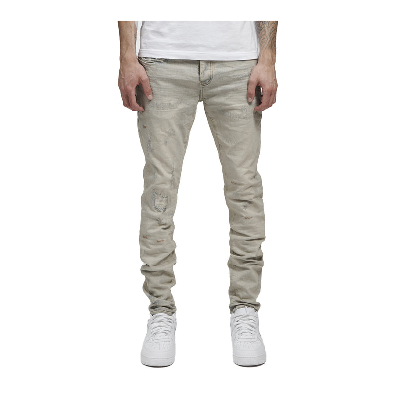 Purple Brand Mens Skinny Fit Jeans P001-SOR Superlight Oil Repair