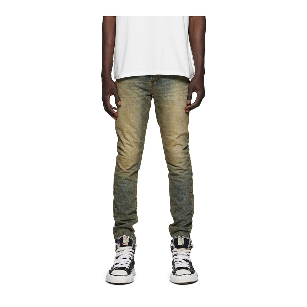 Purple Brand Mens Sand Dune Cross Skinny Fit Jeans P001-SUTN125 DK