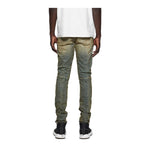 Purple Brand Mens Sand Dune Cross Skinny Fit Jeans P001-SUTN125 DK Indigo