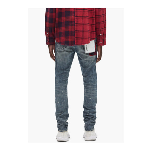 Purple Brand Mens Sand Dune Cross Skinny Fit Jeans P001-SUTN125 DK