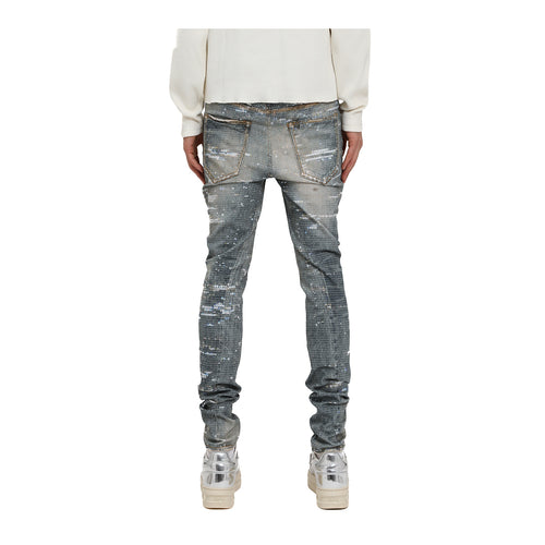 Purple Brand Mens Cargo Pumice Skinny Fit Jeans P001-SCPL225 LT